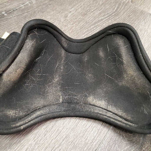 Pr Hind Boots, velcro *gc, clean, faded, scrapes, rubs, residue, hair, 1 squished, pills