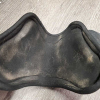 Pr Hind Boots, velcro *gc, clean, faded, scrapes, rubs, residue, hair, 1 squished, pills
