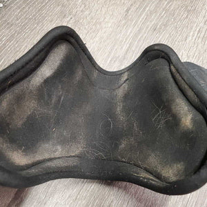 Pr Hind Boots, velcro *gc, clean, faded, scrapes, rubs, residue, hair, 1 squished, pills