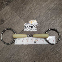 Loose Ring Snaffle Bit *gc, chewed, mnr rough edges, clean, mnr stains
