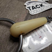 Loose Ring Snaffle Bit *gc, chewed, mnr rough edges, clean, mnr stains
