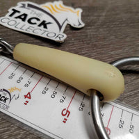 Loose Ring Snaffle Bit *gc, chewed, mnr rough edges, clean, mnr stains