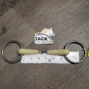 Loose Ring Snaffle Bit *gc, chewed, mnr rough edges, clean, mnr stains