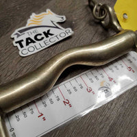 Thick Hvy Low Port Weymouth Bit, 2 Hooks *vgc/xc, clean, 0 chain, mnr scratches, scuffs & stain, older
