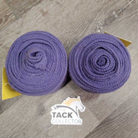 2 Soft Stretchy Cotton Leg Wraps *vgc, clean, mnr torn end, hair & rubs

