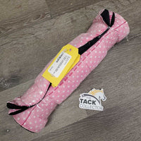 Pr Pillow Leg Quilts *gc, clean, v.faded, rubs
