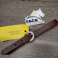 Thick Soft Leather Western Chin - Curb Strap, 2 Keepers, Lg Buckle *like new
