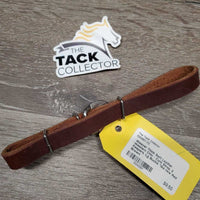 Thick Soft Leather Western Chin - Curb Strap, 2 Keepers, Lg Buckle *like new