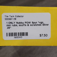 1 ONLY Nubby POW Spur *vgc, mnr rubs, scuffs & scratches
