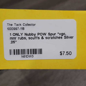 1 ONLY Nubby POW Spur *vgc, mnr rubs, scuffs & scratches