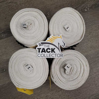 4 Fleece Polos, Satin, Ruffles *gc, clean, dingy, hairy, clumpy, hairy velcro

