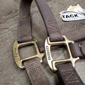 Thick Nylon Halter *gc, clean, rubs, stains, faded, frayed holes