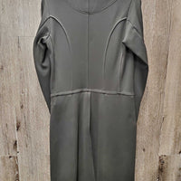 Dressage Shadbelly, Leather Panels, micro suede Collar *gc, tight button holes, dirty?dusty, older