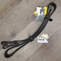 Pr Flat Leather Curb Reins, tag *new
