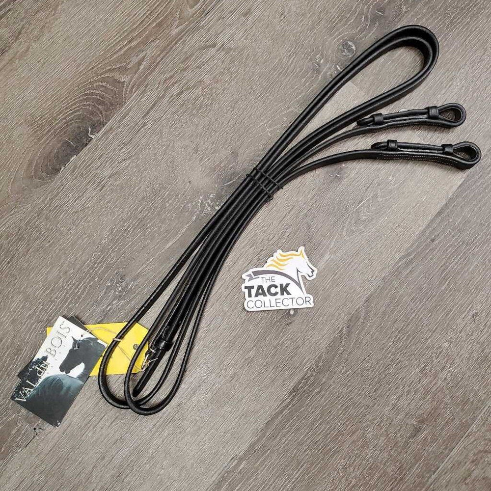 Pr Flat Leather Curb Reins, tag *new