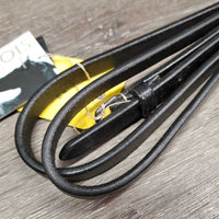 Pr Flat Leather Curb Reins, tag *new
