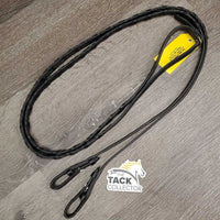 Soft Narrow Leather Braided Reins *vgc/gc, clean, dirt residue, creases
