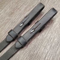 Soft Narrow Leather Braided Reins *vgc/gc, clean, dirt residue, creases
