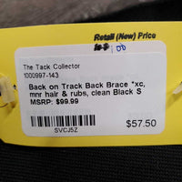 Back Brace *xc, mnr hair & rubs, clean
