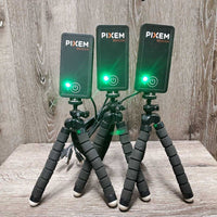 Tracking Camera System: Tracker, 3 Beacons, Watch, Headset/speaker, Tripod, Bag, 2x Chargers & 3 Cords *Works, Charges, No Manual, missing 2 USB Cords

