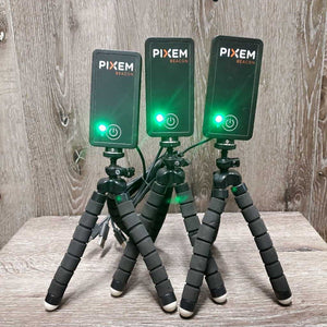 Tracking Camera System: Tracker, 3 Beacons, Watch, Headset/speaker, Tripod, Bag, 2x Chargers & 3 Cords *Works, Charges, No Manual, missing 2 USB Cords