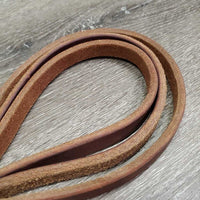 Harness Leather Barrel - Roper Loop Reins, laces, loop ends *xc/like new, clean, mnr scrapes
