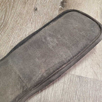 Memory Foam Girth, 2x els, D Ring *gc, No Center Strap, dirty, stains
