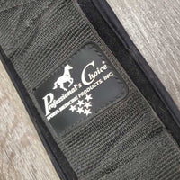 Nylon Web & Neoprene Velcro Liner, 2x els *vgc, hairy, clean, edge stains, creases, rubs
