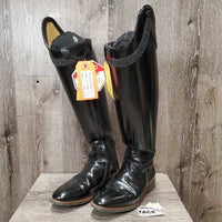 Dressage Boots, Bling, Zips, 2x Black Air Forms, Tan Bag *gc, clean, rubs, dusty
