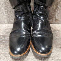 Dressage Boots, Bling, Zips, 2x Black Air Forms, Tan Bag *gc, clean, rubs, dusty
