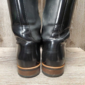 Dressage Boots, Bling, Zips, 2x Black Air Forms, Tan Bag *gc, clean, rubs, dusty