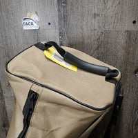 Dressage Boots, Bling, Zips, 2x Black Air Forms, Tan Bag *gc, clean, rubs, dusty
