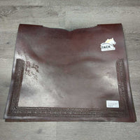14 MW *5.5" F. Barrena & Hijus SRL Peruvian Saddle: Wood Stirrups, Latigo, Cinch, 2 Pads: Leather & Woven, Crupper, Tail Cover & Straps
