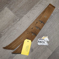Nylon Off Billet Latigo *v.stiff, dirty, stained, dry, fair, pulled holes