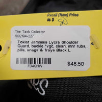 Lycra Shoulder Guard, buckle *vgc, clean, mnr rubs, pills, snags & frays
