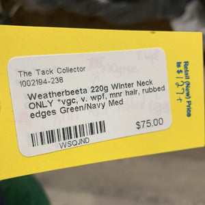 220g Winter Neck ONLY *vgc, v. wpf, mnr hair, rubbed edges