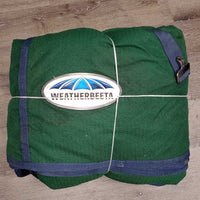 Hvy Winter Blanket, detach neck, 2 legs *gc, 0 wpf, manure stains, film, snags, dirty/dusty, slices, mnr pills, fray, smells, replace snaps

