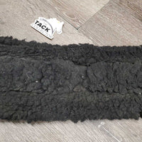 "WoolBack" Fleece & Nylon Cinch, 2 d rings *gc, clean, residue, hair, v.clumpy, rust
