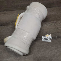 2 Thick Pillow Quilt Leg Quilts *gc, stains, hair, dirt, marker
