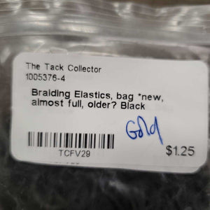 Braiding Elastics, bag *new, almost full, older?