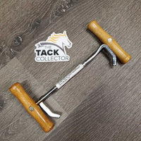 Pr Boot Pulls, wood handle *vgc/xc, clean, mismatched?
