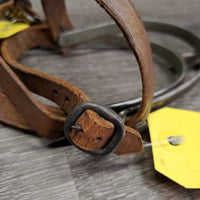 VINTAGE WW1 Military Rowel Spurs, 2 Piece Leather Spur Straps *gc, mnr rust, antique
