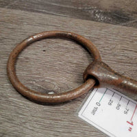 VINTAGE Thin Mullen Mouth Loose Ring Bit *gc, clean, v.rusty