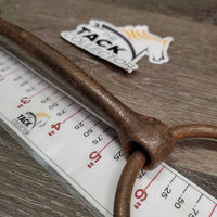 VINTAGE Thin Mullen Mouth Loose Ring Bit *gc, clean, v.rusty