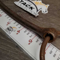 VINTAGE Thin Mullen Mouth Loose Ring Bit *gc, clean, v.rusty