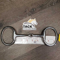 Thin Hvy Curved Eggbutt Snaffle Bit *vgc, clean, mnr scuffs & scratches
