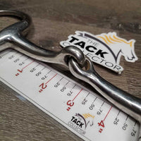 Thin Hvy Curved Eggbutt Snaffle Bit *vgc, clean, mnr scuffs & scratches
