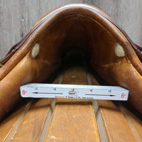 18" XW *6.5" Stubben Siegfried All Purpose Saddle, 2 Billet Guards, Wool Flocking, Long Front Pencil Roll, Flaps: 14.5" L x 12.75"W Serial #: 39422
