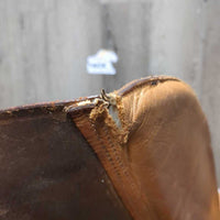 18" XW *6.5" Stubben Siegfried All Purpose Saddle, 2 Billet Guards, Wool Flocking, Long Front Pencil Roll, Flaps: 14.5" L x 12.75"W Serial #: 39422
