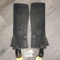 Pr Neoprene Half Chaps *gc, dirty, rubs, faded